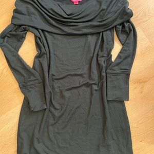 Lilly Pulitzer ✨ Black Off Shoulder Slouchy Dress | Size L